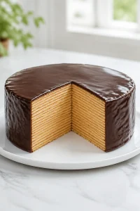 Baumkuchen German Tree Cake with Chocolate