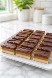 Buttery Homemade Twix Bars with Caramel