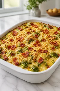 Cheesy Brussels Sprouts Gratin Casserole