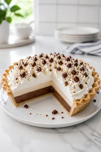 Chocolate Haupia Pie with Whipped Cream