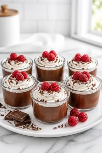 Classic Chocolate Pot De Creme Dessert