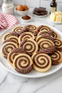 Classic Chocolate Vanilla Pinwheel Cookies