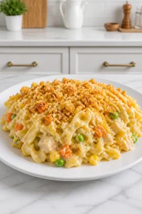 Classic Creamy Chicken Noodle Casserole
