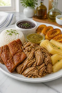 Classic Cuban Mojo Roast Pork Dinner