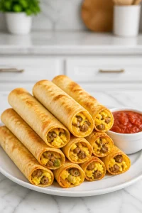 Copycat Gas Station Breakfast Taquito