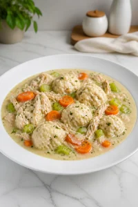 Cozy Turkey and Dumplings with Herbs