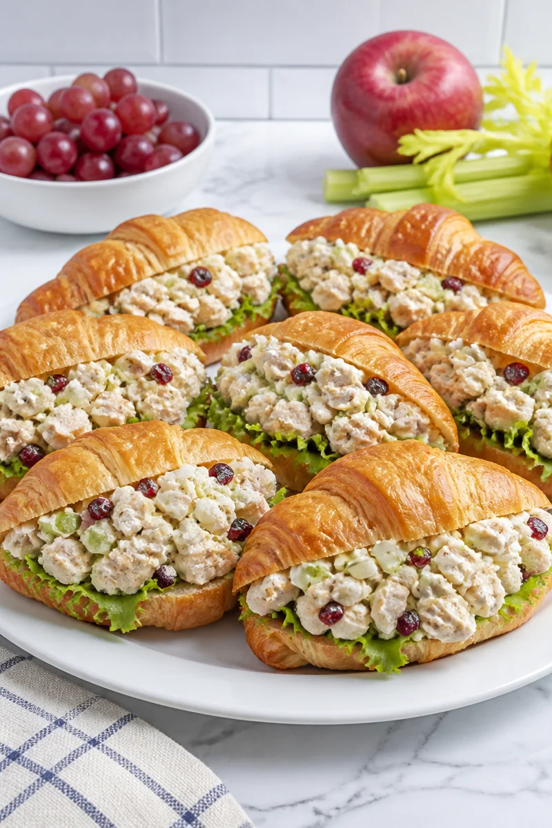 Creamy leftover turkey salad with celery in a bowl ready to serve
