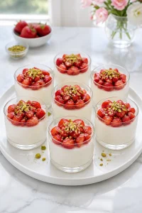 Creamy Mahalabia Rose Water Milk Pudding