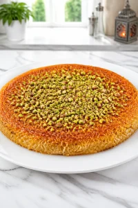 Crispy Cheese Knafeh with Sweet Syrup