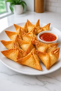 Crispy Crab Rangoon Cream Cheese Wontons