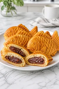 Crispy Japanese Taiyaki Fish-Shaped Cakes