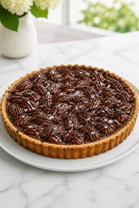 Curse Breaker Dark Chocolate Pecan Tart