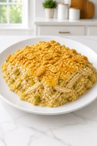 Easy Green Chile Chicken Casserole Bake