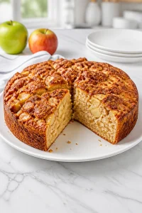 Easy Sour Cream Apple Cinnamon Cake