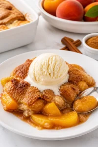 Easy Southern Peach Cobbler Dessert