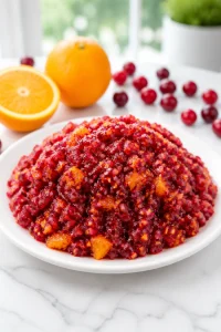 Fresh 5-Minute Cranberry Relish with Orange