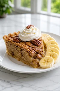 Gooey Kentucky Sawdust Pie with Pecans