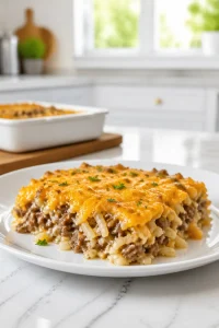 Hamburger Hashbrown Casserole for Busy Weeknights