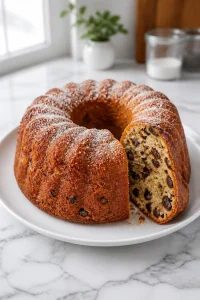 Hartford Election Cake with Rum-Soaked Fruit