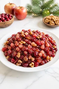 Holiday Cranberry Apple Chutney with Walnuts