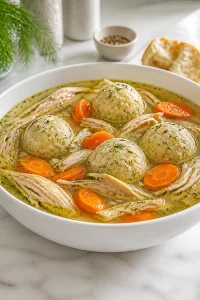 Homemade Chicken Matzo Ball Soup