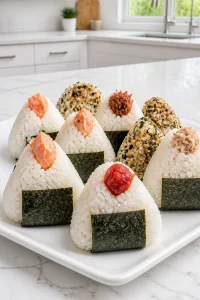 Homemade Japanese Onigiri Rice Balls