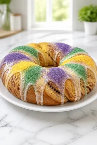 Homemade Twelfth Night King Cake