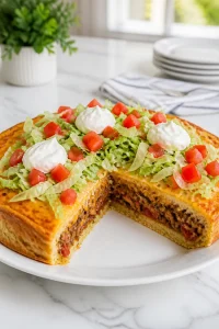 Impossible Taco Pie with Bisquick