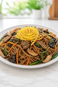 Korean Glass Noodle Japchae Stir Fry
