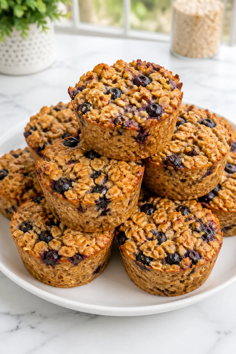 Make Ahead Breakfast Oatmeal Cup for a convenient and healthy morning meal