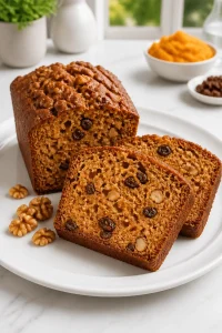 Moist Sweet Potato Bread with Walnuts