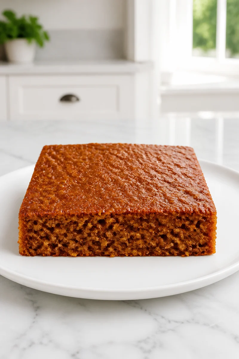 Old Fashioned Yorkshire Parkin Ginger Cake, a traditional dessert from Yorkshire