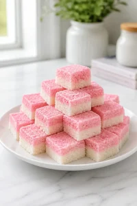 Pink and White British Coconut Ice