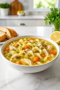 Quick Stovetop Chicken Noodle Soup