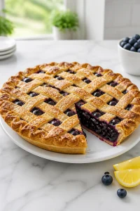 Simply the Best Homemade Blueberry Pie