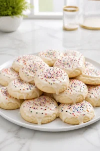 Soft Italian Ricotta Cookie with Glaze