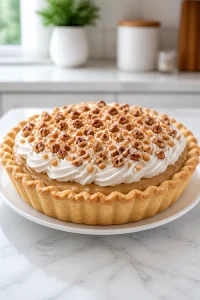 Southern Caramel Pie with Toasted Pecans