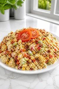 Southern Cornbread Salad With Bacon Ranch