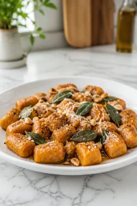 Sweet Potato Gnocchi in Sage Butter