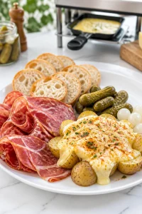 Swiss Raclette Dinner With Potatoes