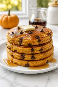 Thick and Fluffy Pumpkin Pancakes