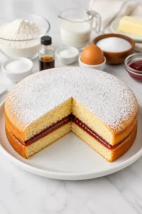 Washington Pie with Raspberry Jam Filling